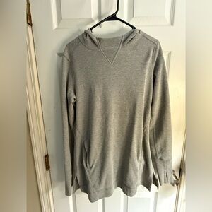 Duluth Trading Co Gray Textured Hoodie